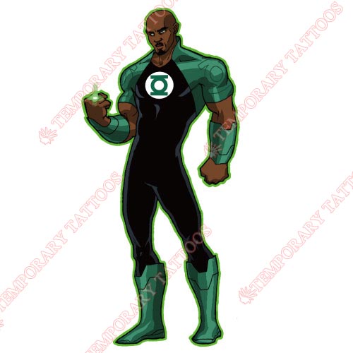 Green Lantern Customize Temporary Tattoos Stickers NO.142
